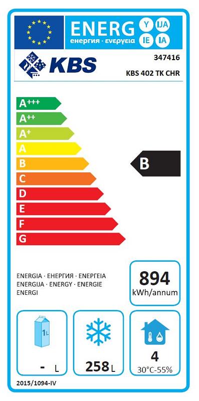 Bild 2: KBS Tiefkühlschrank KBS 402 TK CHR