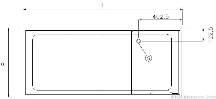 Bild 3: KBS Elegance Bain Marie Einbauwanne E-BM GN 2/1