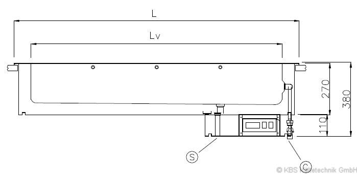 Bild 4: KBS Elegance Bain Marie Einbauwanne E-BM GN 2/1