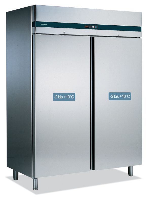 Bild 1: Nordcap Umluft-Gewerbekühlschrank KU 1401 CNS