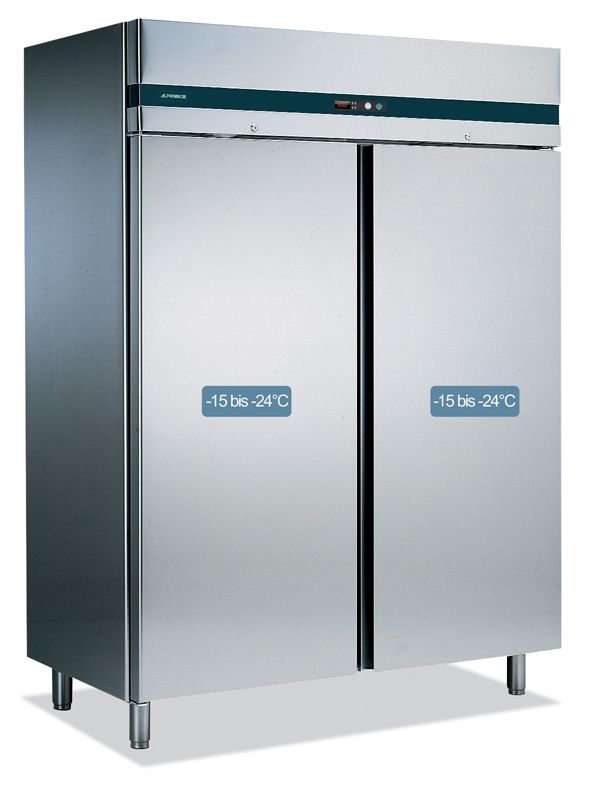 Bild 1: Nordcap Umluft-Gewerbetiefkühlschrank TKU 1401-CNS