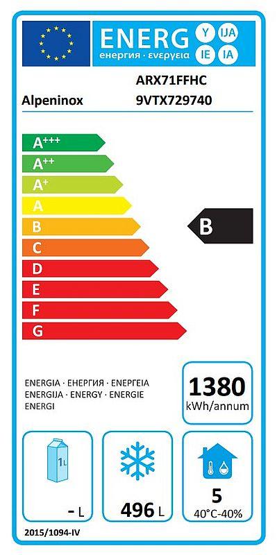 Bild 2: Nordcap Umluft-Gewerbetiefkühlschrank TKU 705 Comfort