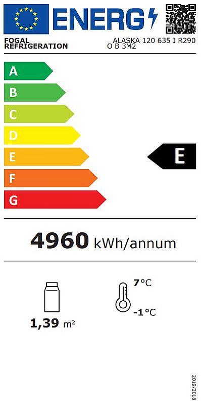 Bild 2: Nordcap Kühlregal Alaska 120 Slim Energy Black
