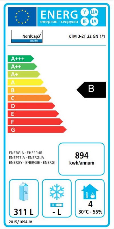 Bild 2: Nordcap Cool-Line Kühltisch KTM 3-2T-2Z