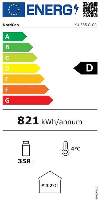 Bild 2: Nordcap Universal-Gewerbekühlschrank KU 385 G-CP