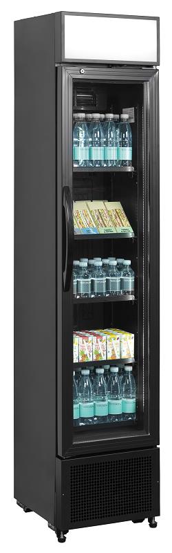 Bild 2: Nordcap Glastür Gewerbekühlschrank KU 175 G-SP Black