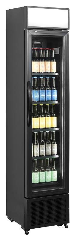 Bild 3: Nordcap Glastür Gewerbekühlschrank KU 175 G-SP Black