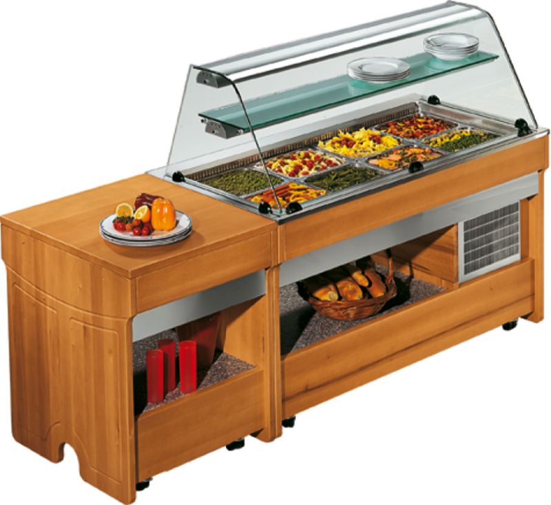 Bild 1: Nordcap Bain Marie RUMBA BM-1400 Eiche hell