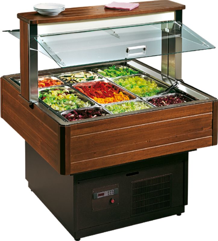 Bild 1: Nordcap Salatbar SAMBA RF-VT Umluftkühlung