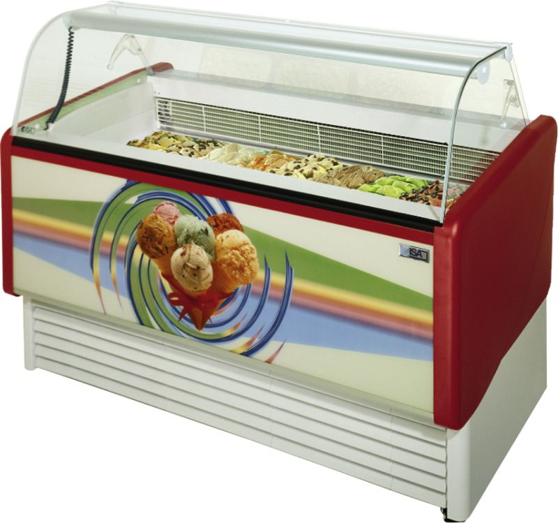 Bild 1: Nordcap Speiseeisvitrine ISABELLA 180 LX-WEIß