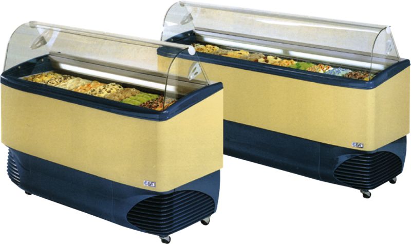 Bild 1: Nordcap Speiseeisvitrine SAMOA 140-WEIß