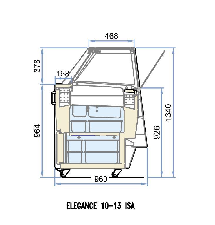Bild 4: Nordcap Speiseeisvitrine Elegance ST 10