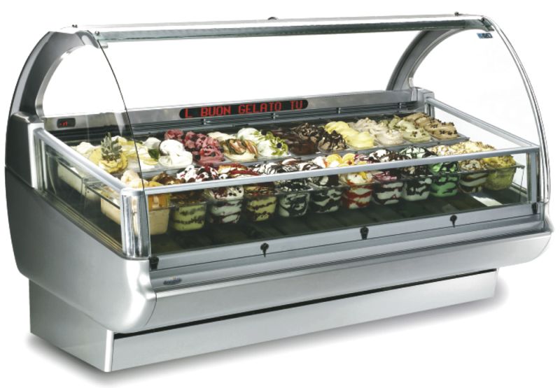 Bild 1: Nordcap Speiseeisvitrine GELATOSHOW 320 A