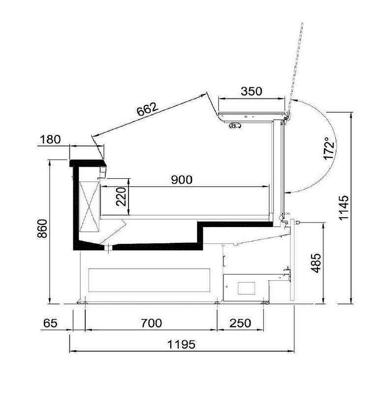 Bild 2: Nordcap Frischwarentheke Patmos 2.0-1875-M1 OM