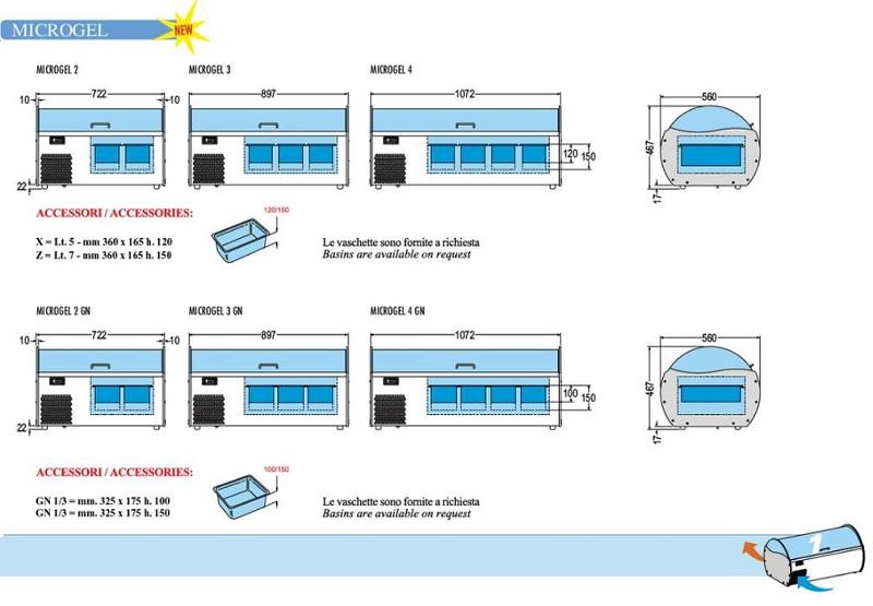 Bild 3: Nordcap Auftisch Eisvitrine Microgel 4