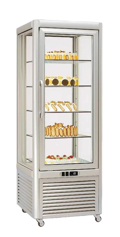 Bild 1: Nordcap Cool-Line Prisma 401 TNV-PQ Silber mit 5 Glasböden