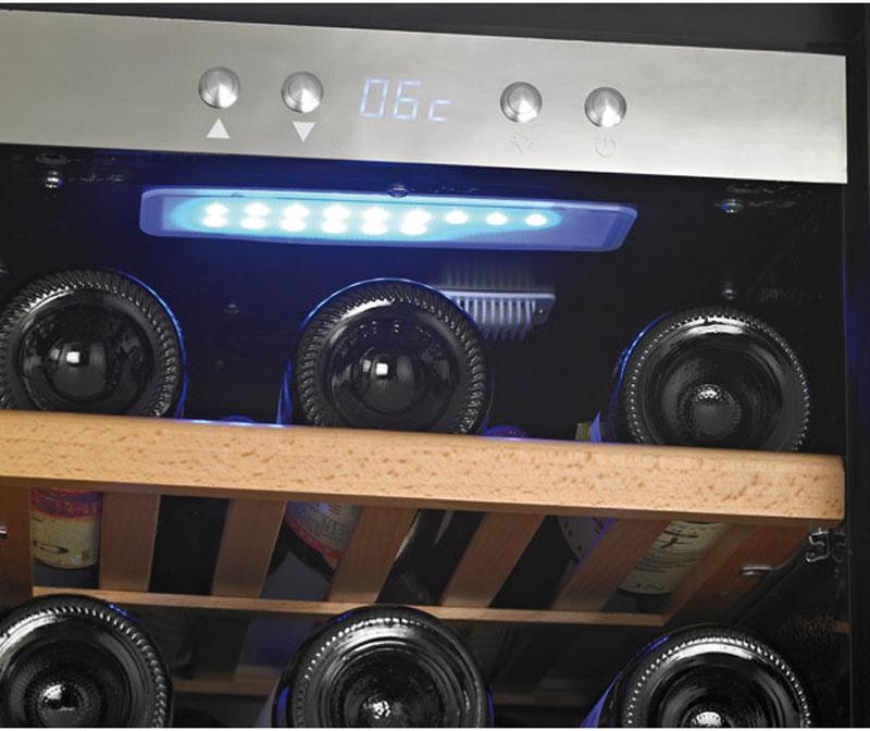 Bild 3: Nordcap Weintemperierschrank SOMMELIER 18 einbaufähig