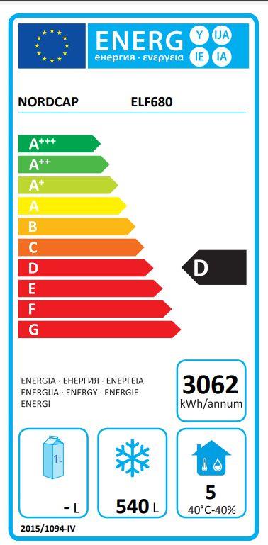 Bild 2: Nordcap Eiscreme Lagerschrank ELF 680