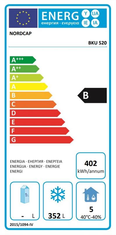 Bild 2: Nordcap Backwaren-Kühlschrank BKU 520