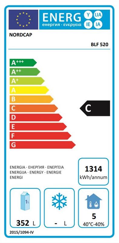 Bild 2: Nordcap Backwaren-Tiefkühlschrank BLF 520