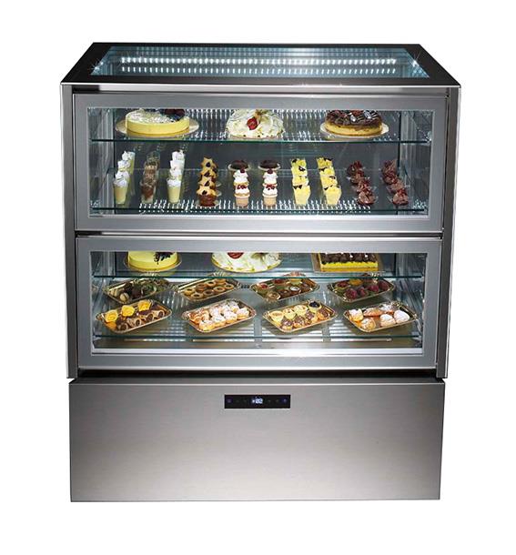 Bild 1: Nordcap Panorama-Kühlvitrine LUXOR Double