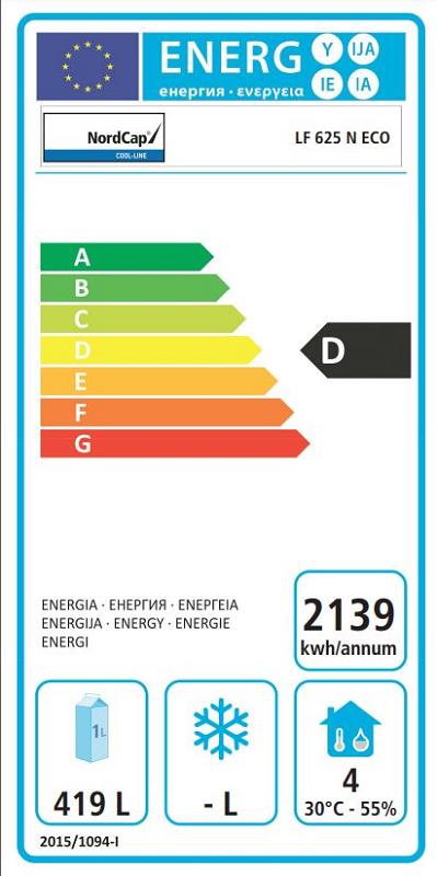 Bild 2: Nordcap Cool-Line Tiefkühl-Lagerschrank LF-625-N-ECO