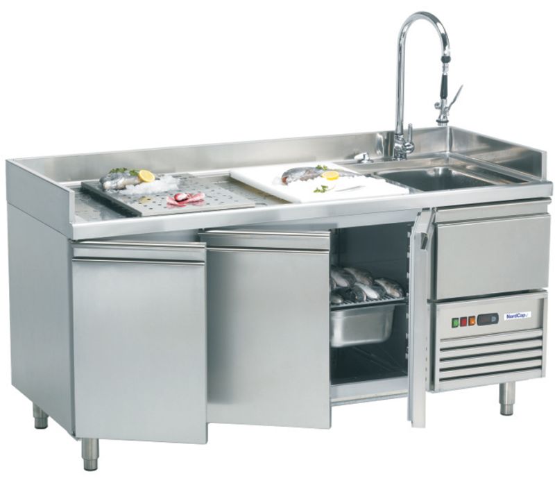Bild 1: Nordcap Vorbereitungskühltisch VKT 2-7001
