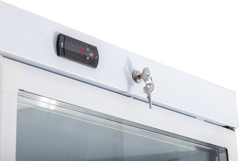 Bild 8: KBS Glastürkühlschrank KU 850-G mit Drehtüren