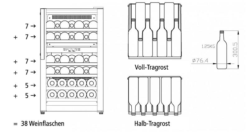 Bild 2: Nordcap Weintemperierschrank WG 47