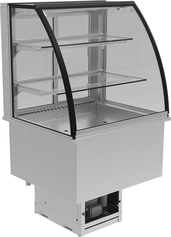 Bild 1: Nordcap Einbau-Kühlvitrine GLR 80-7