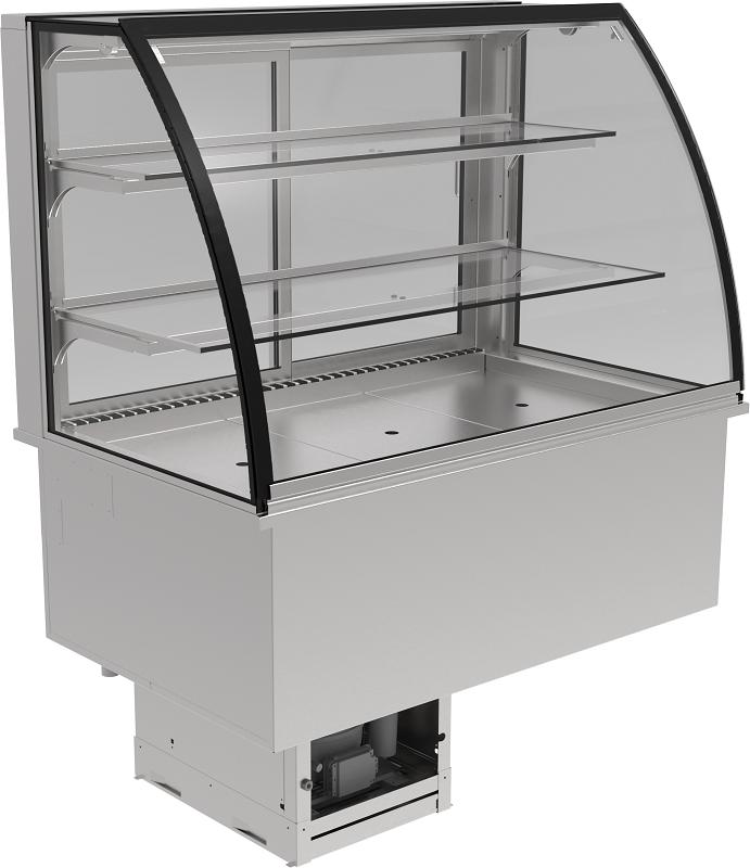 Bild 1: Nordcap Einbau-Kühlvitrine GLR 112-7