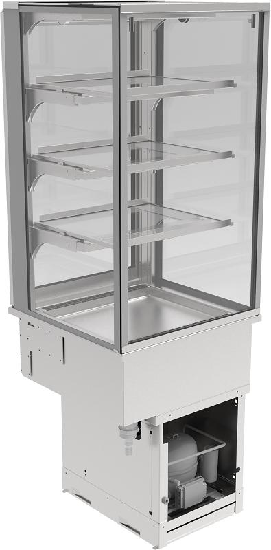 Bild 1: Nordcap Einbauvitrine CAKE TOWER 53-E