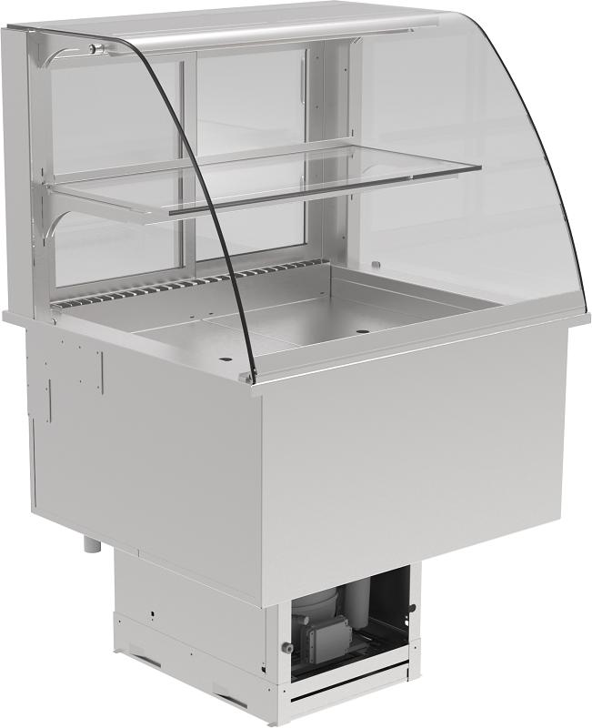 Bild 1: Nordcap Einbau-Kühlvitrine Gastro GR-80-53-E R290