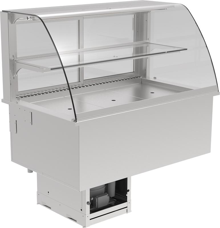 Bild 1: Nordcap Einbau-Kühlvitrine Gastro GR-112-53-E R290