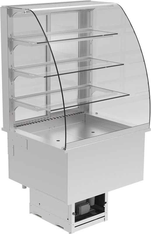 Bild 1: Nordcap Einbau-Kühlvitrine Gastro GR-80-87-E R290