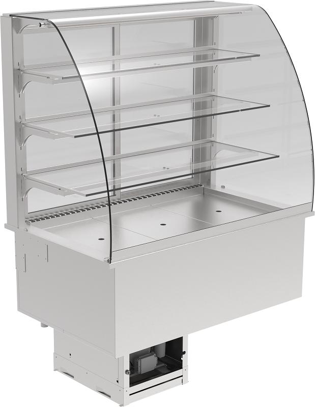 Bild 1: Nordcap Einbau-Kühlvitrine Gastro GR-112-87-E R290