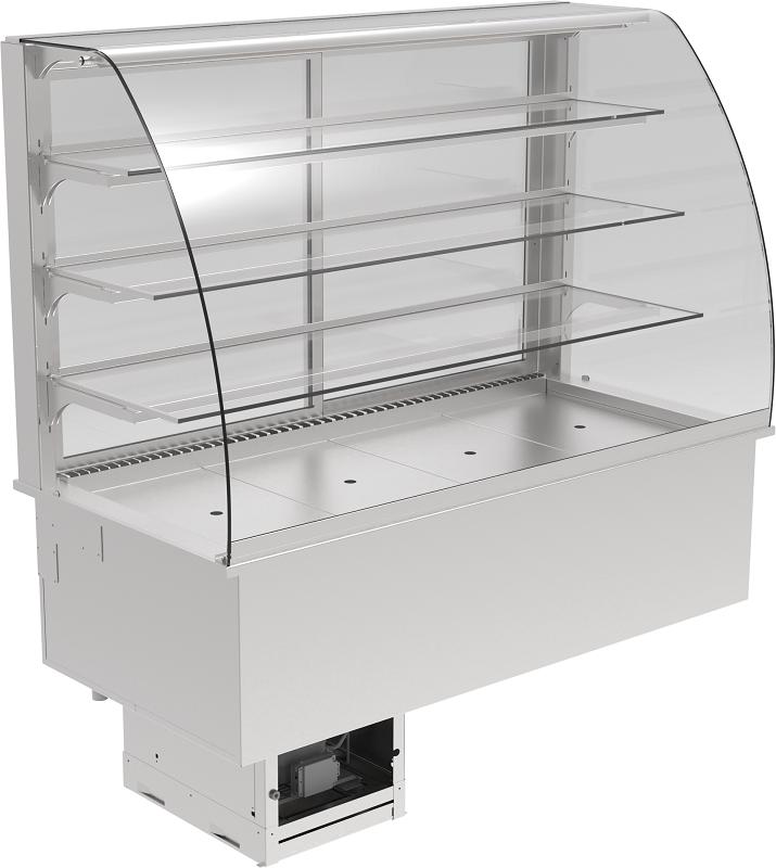 Bild 1: Nordcap Einbau-Kühlvitrine Gastro GR-145-87-E R290