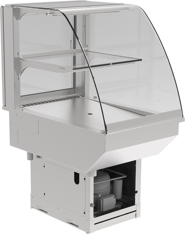 Bild 1: Nordcap Einbau-Kühlvitrine BAK 51-53-E