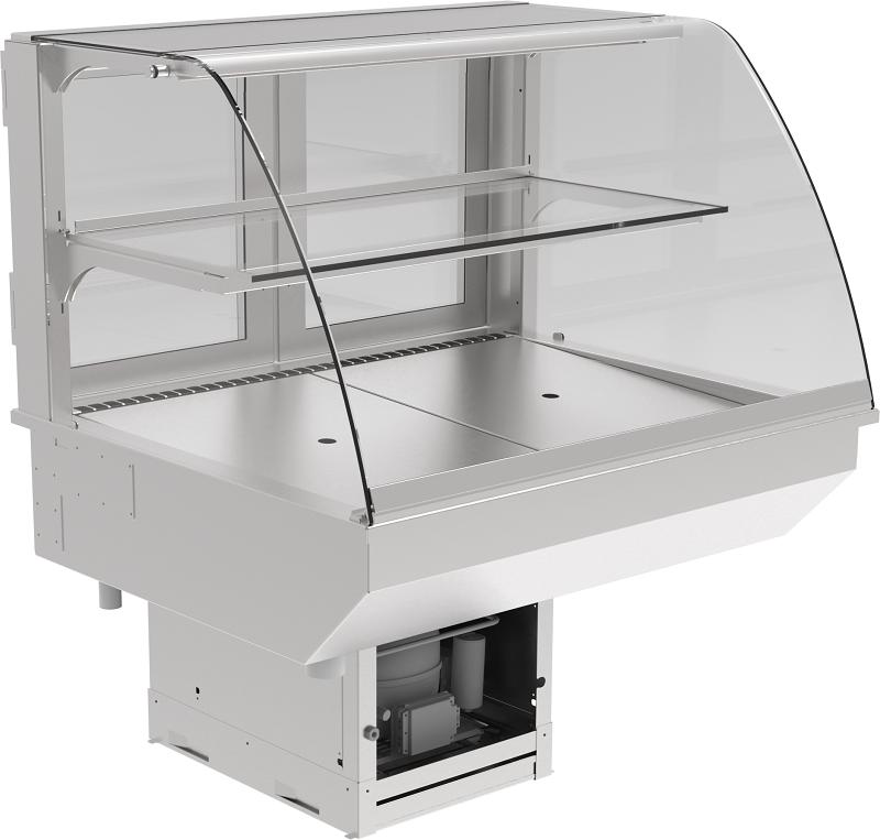 Bild 1: Nordcap Einbau-Kühlvitrine BAK 92-53-E