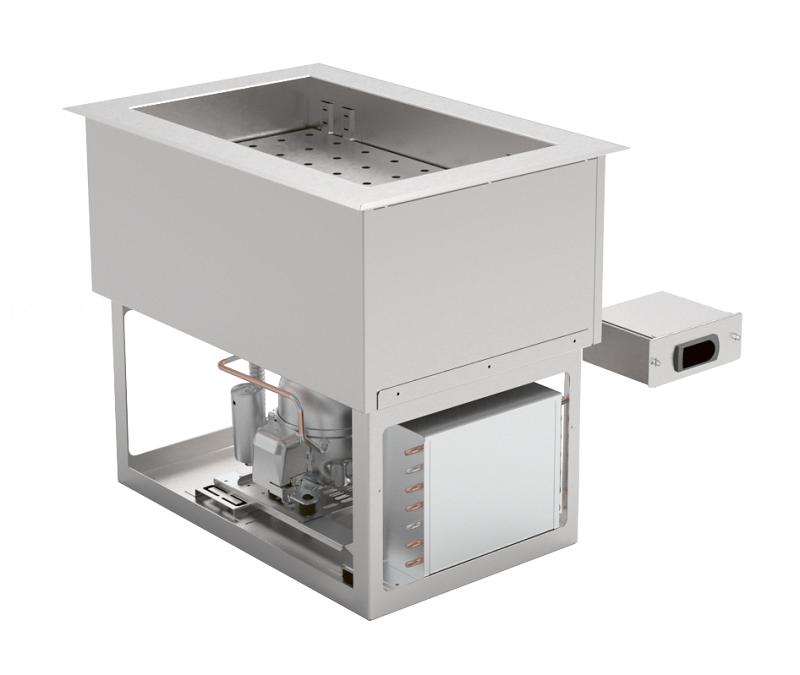 Bild 1: Nordcap Einbau-Kühlwanne (Stille Kühlung) EBS 1-1-E R-290, steck