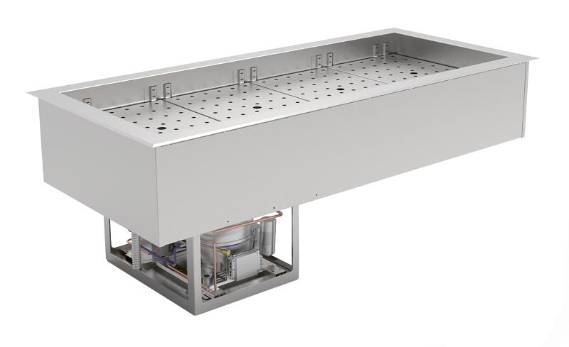 Bild 1: Nordcap Einbau-Kühlwanne (Stille Kühlung) EBS 4-1-E R-290, steck