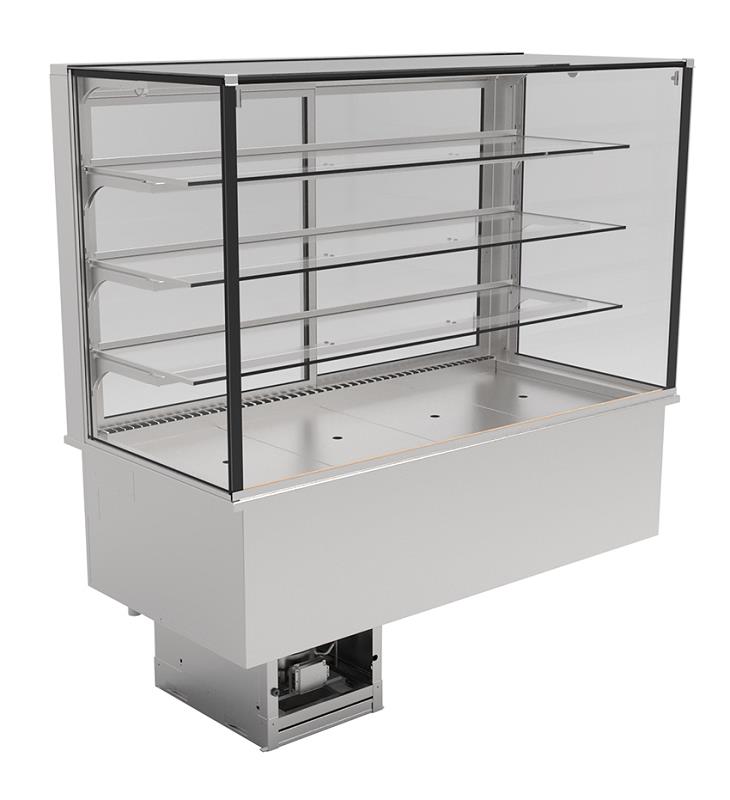 Bild 1: Nordcap Einbau-Kühlvitrine GLR 145-88
