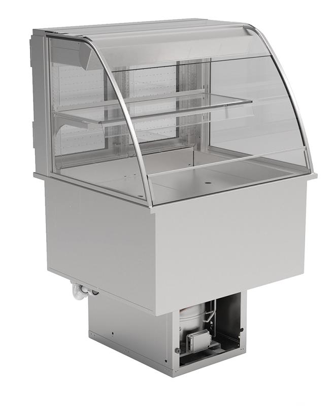 Bild 1: Nordcap Einbau-Kühlvitrine OPV 80-5-M2