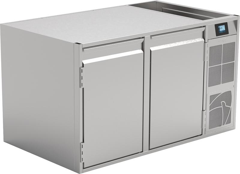 Bild 1: Nordcap Ideal Unterbaukühltisch KTE 2-65-2T MFR