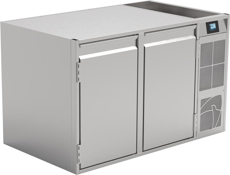 Bild 1: Nordcap Unterbaukühltisch KTE 2-70-2T MFR