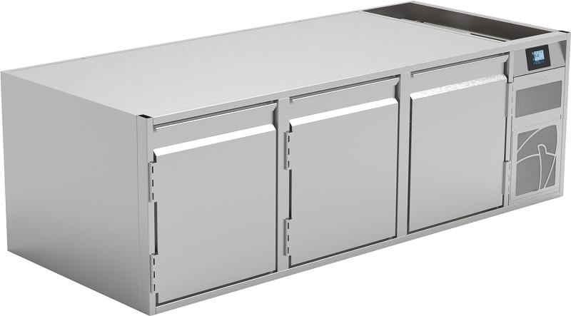 Bild 1: Nordcap Ideal Unterbaukühltisch UBE 3-51-3T MFR