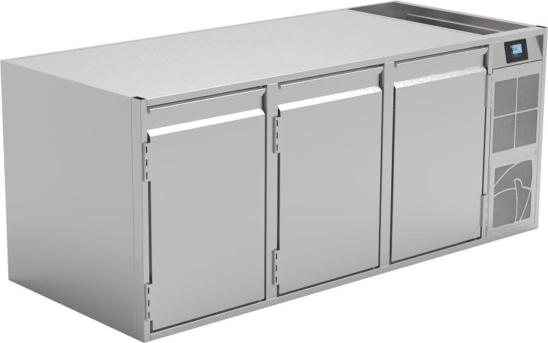 Bild 1: Nordcap Ideal Unterbaukühltisch KTE 3-65-3T MFR