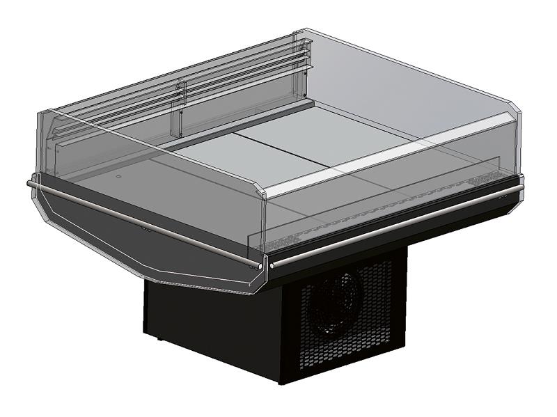 Bild 1: Nordcap Fleisch Kühlinsel Easy 100 M1 Schwarz