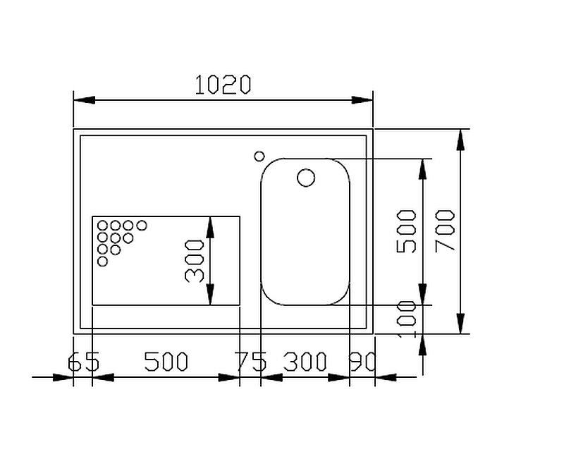 Bild 1: Nordcap Schanktischabdeckung SAD 1600-1 CNS