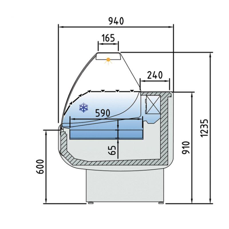 Bild 3: KBS Fischtheke Pesce-2 150